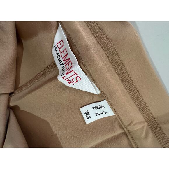 Isaac Mizrahi Live Regular 24/7 Stretch Knit Ankle Pant MEDIUM CAMEL NWOT SIZE L - Picture 5 of 6